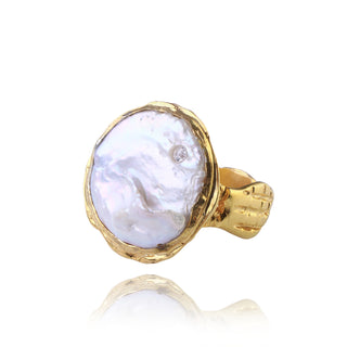 The Aphrodite Baroque Pearl Ring