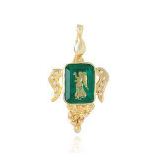 The Victoria Medallion Pendant Charm