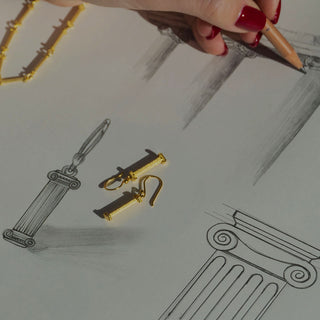 The Ionic Dangle Earring image 3