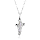The Tethys Baroque Pearl Cross Necklace
