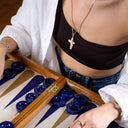 The Tethys Baroque Pearl Cross Necklace