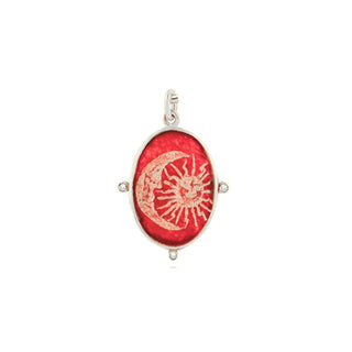 The Moon and the Sun III Pendant Charm