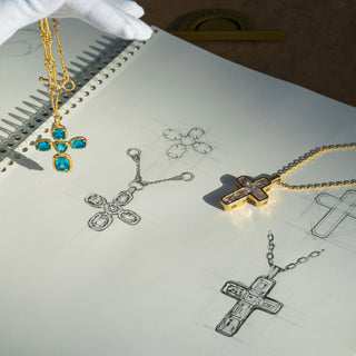 The Aurora Cross with Roman Chain image 4